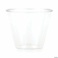 New 😀 Small Clear Plastic Tumblers - 48 Pc. 💯